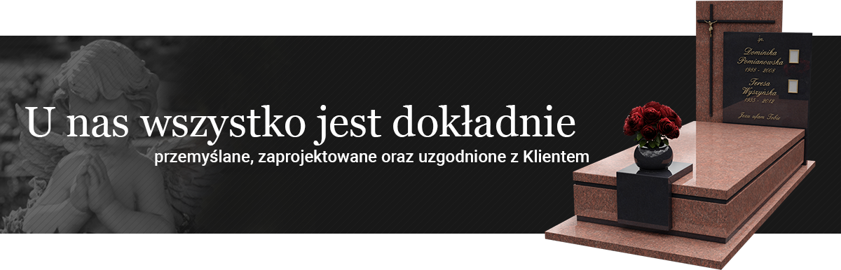 Elegancki nagrobek urnowy w Toruniu